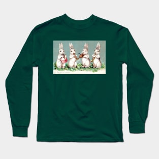 Musical Rabbits Have a Spring Holiday Concert Long Sleeve T-Shirt